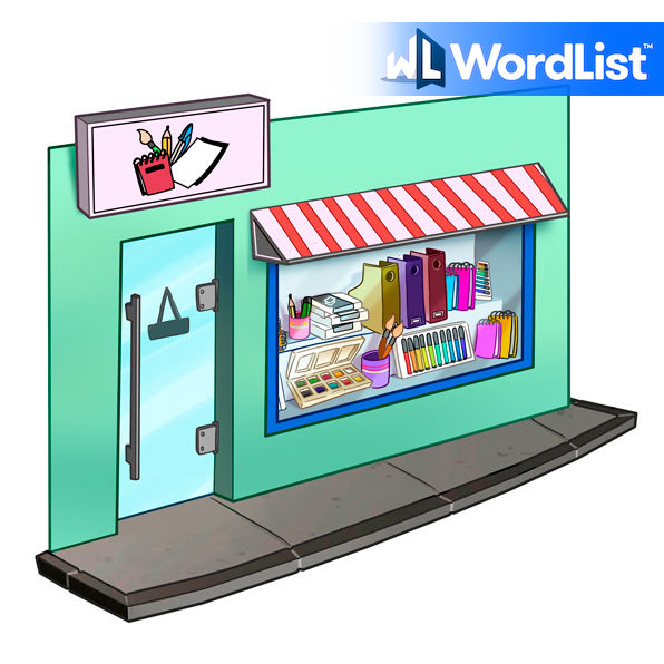 Wordlist Definition Of The Word Stationery Store