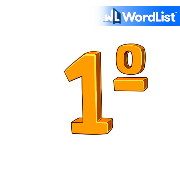 Wordlist Lista Sobre Numeros Ordinales 1 10